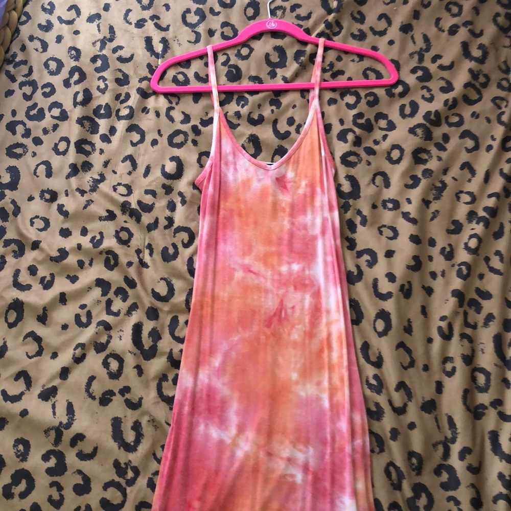 Tie die summer dress